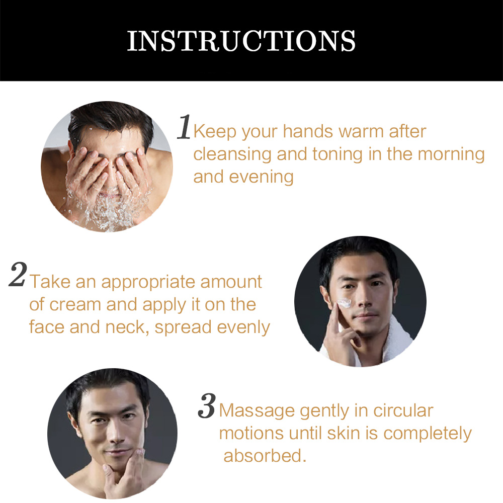 Mens Retinol Collagen Face Cream Skincare Hydrating Smooth Moisturizing Brightening Wrinkles Firmin 4