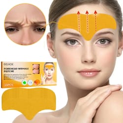 forehead wrinkle patch lightening, collagen firming gel mask, anti aging facial skincare stickers for smoothing lines
