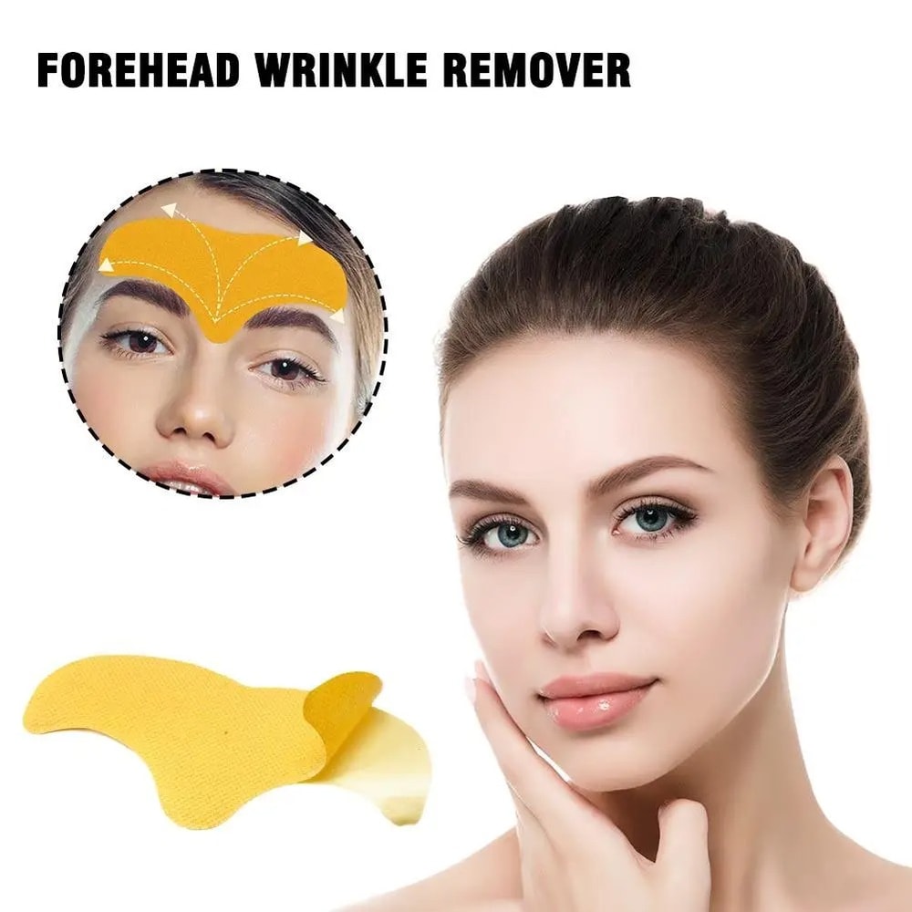 Forehead Wrinkle Patch Lightening, Collagen Firming Gel Mask, Anti Aging Facial Skincare Stickers for Smoothing Lines