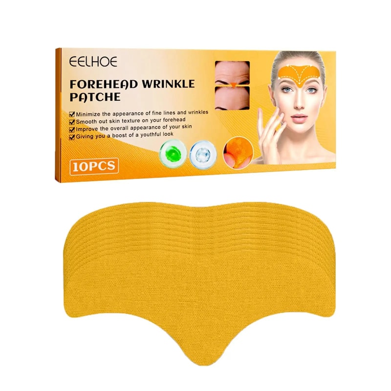 Forehead Wrinkle Patch Lightening, Collagen Firming Gel Mask, Anti Aging Facial Skincare Stickers for Smoothing Lines