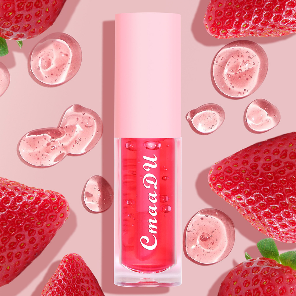6 Color Fruit Flavor Lip Oil, Color Changing Hydrating Gloss, Moisturizing Tinted Lip Care for Smooth Soft Lips