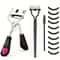Eyelash Curler Women, Professional Eyelashes Curling Tweezers Clips, Lasting Eye Makeup Tools with Pads