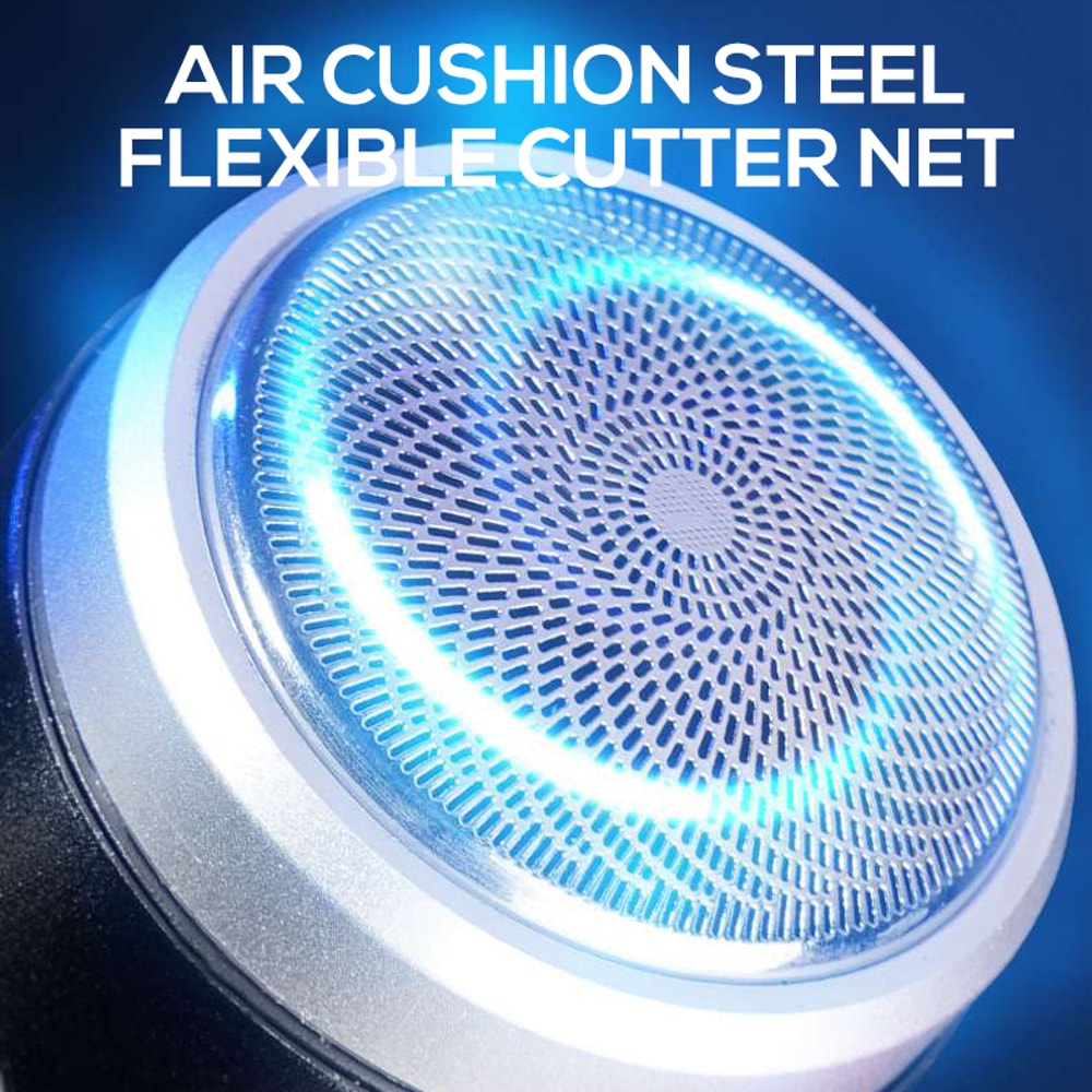 Portable Shaver, Multiple Blades, All-Aluminum Body, TYPE-C Charging, LED Digital Display, Travel Grooming