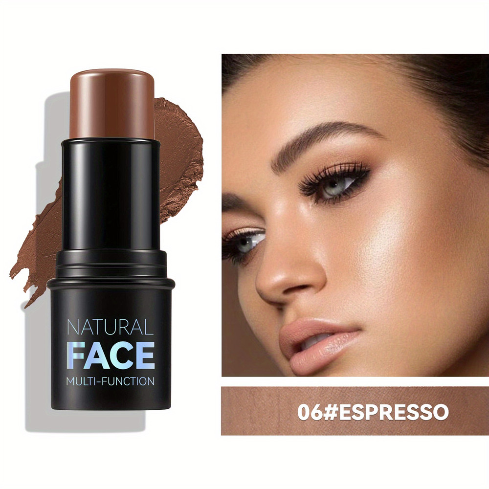 Cream Contour Sticks, Highlighter, Bronzer, Blush, Non Greasy Face Contouring Pen, Water Resistant, Smooth Blend Makeup