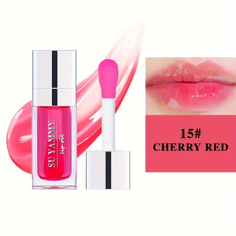 Moisturizing Transparent Lip Gloss, Hydrating Lip Glow Oil, Tinted for Lip Care and Dry Lip, Plumping, Ideal Mothers Day