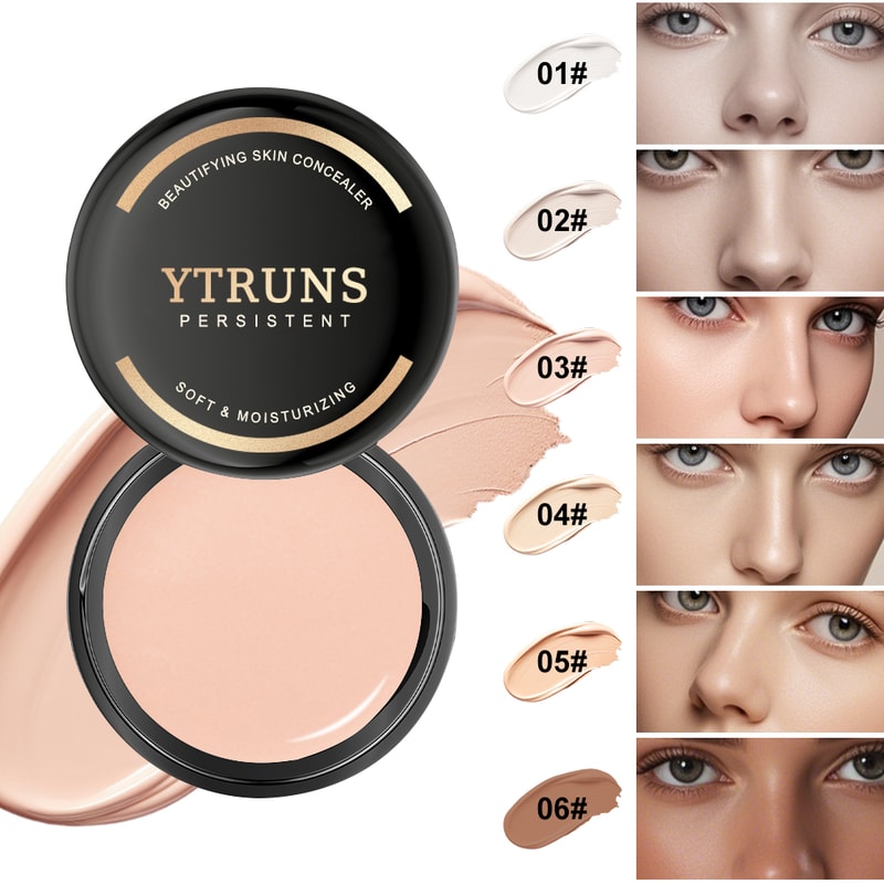 Persistent Beauty Skin, Soft Texture, Waterproof Matte, Moisturizing Base, Plant-Based Squalane, Beauty Concealer