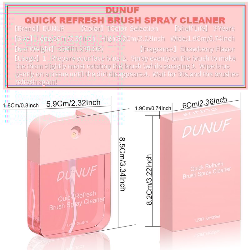 Makeup Tools Deep Egg Powder Puff Cleaning Spray Beauty Makeup Brush Cleaning Spray Hygienic Quick 3