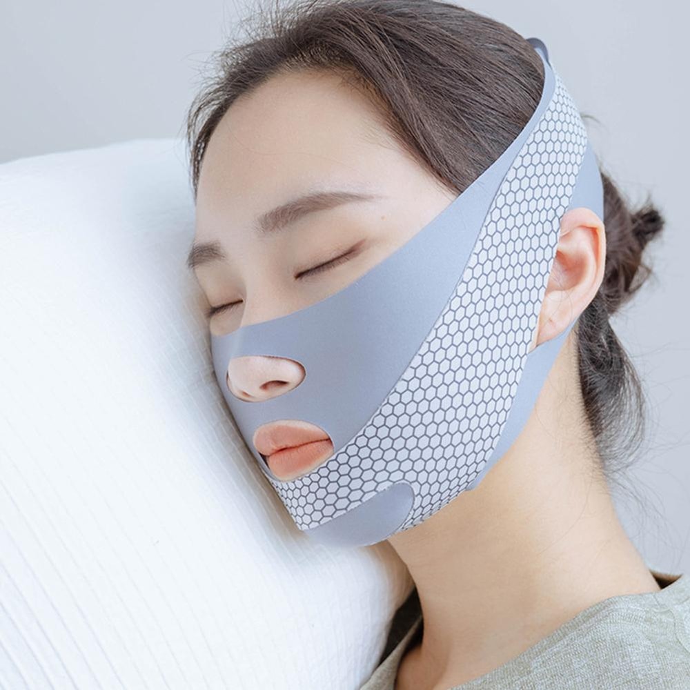 Chin Strap for Sleeping, Adjustable Face V Shaper, Jaw Exerciser, Double Chin Mask, Reusable V Face Lifting Strap