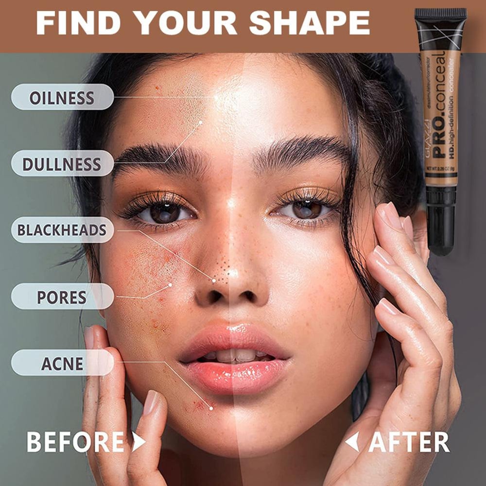 Hose Liquid Foundation Oil Control Full Coverage Matte Nude Makeup Highlight Concealer Facial Found 2