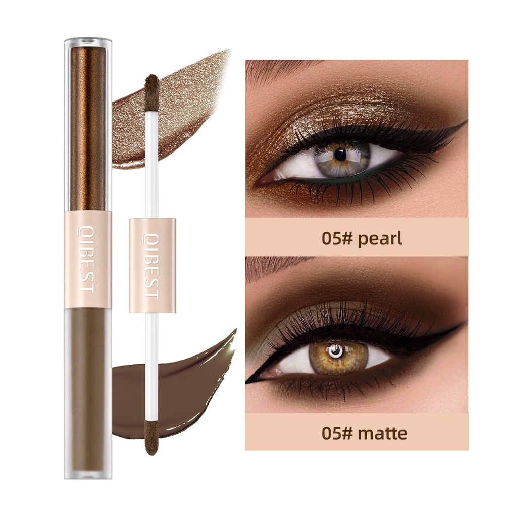 Waterproof Shimmer Highlight Pen, Nude Eye Makeup Liquid, Contour Shadow Stick, Pearly Matte, Eyeshadow Cream Smooth