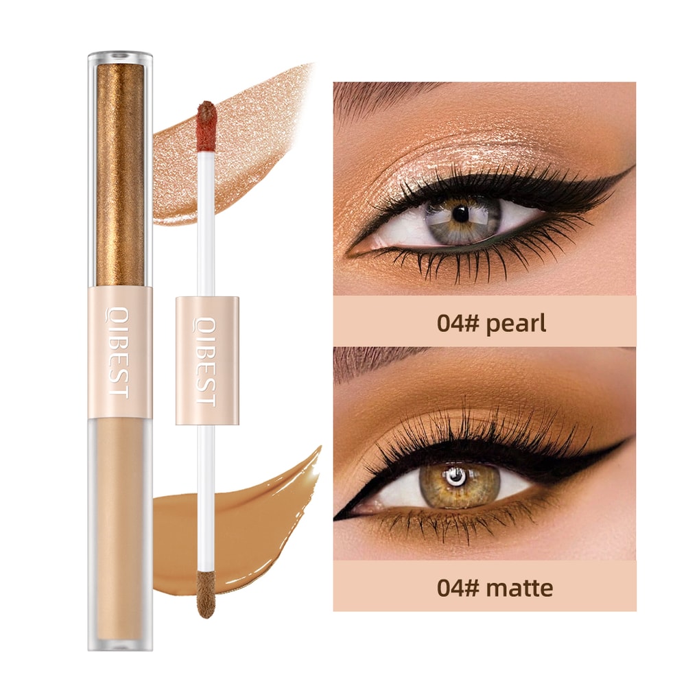 Waterproof Shimmer Highlight Pen, Nude Eye Makeup Liquid, Contour Shadow Stick, Pearly Matte, Eyeshadow Cream Smooth