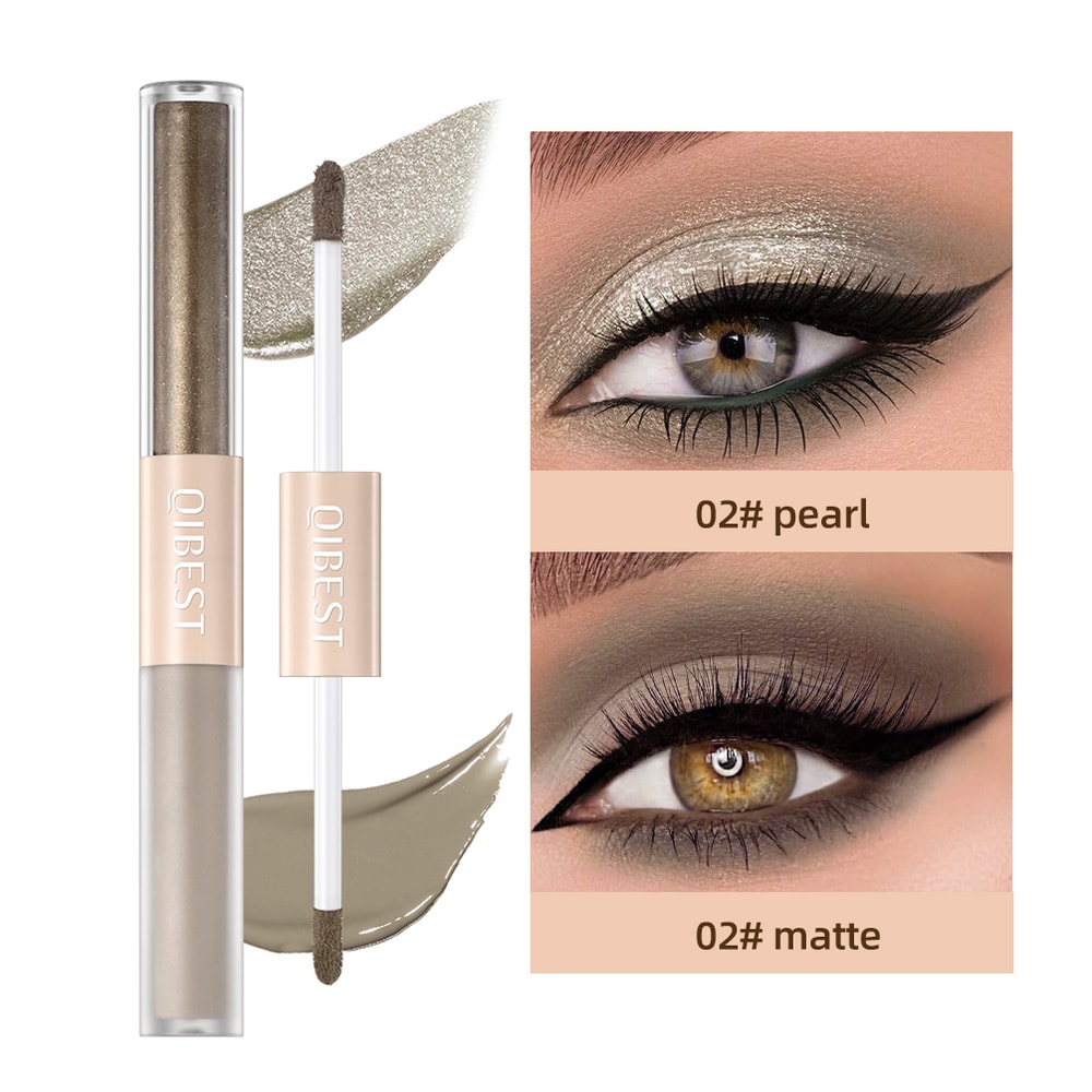 Waterproof Shimmer Highlight Pen, Nude Eye Makeup Liquid, Contour Shadow Stick, Pearly Matte, Eyeshadow Cream Smooth