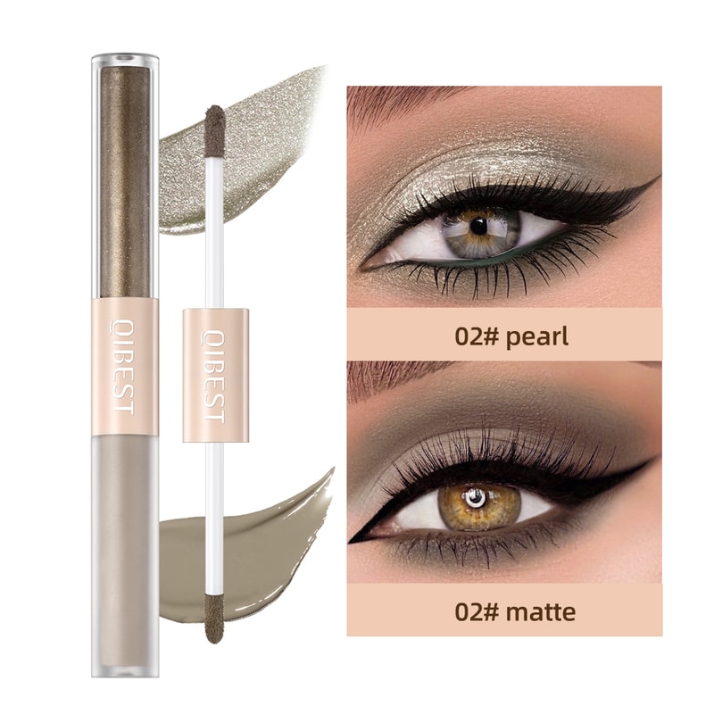Waterproof Shimmer Highlight Pen, Nude Eye Makeup Liquid, Contour Shadow Stick, Pearly Matte, Eyeshadow Cream Smooth