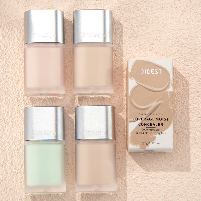 High Coverage Concealer, Moisturizing Liquid Makeup Base, Waterproof Foundation, Oil Control & Dark Circle Concealer