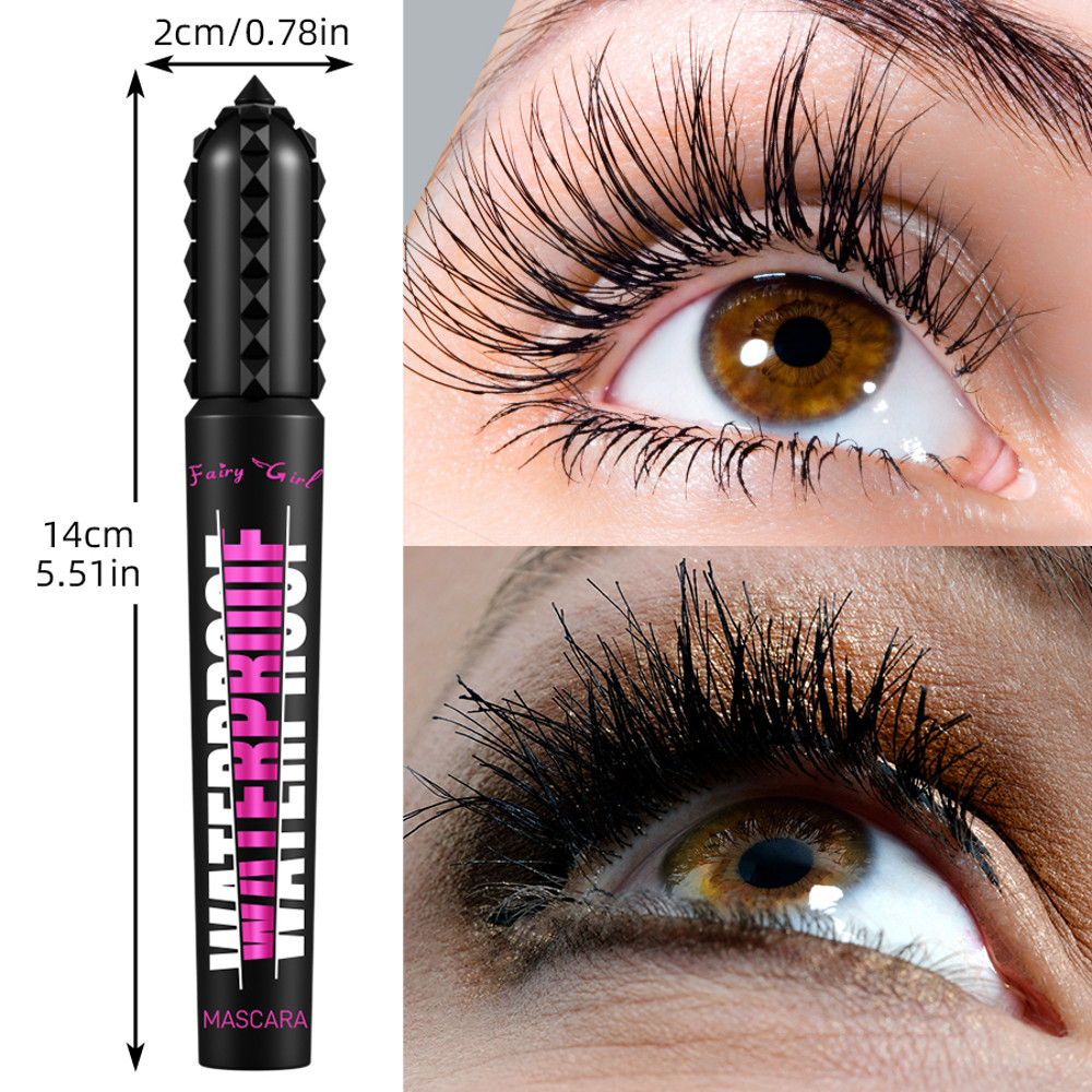 Black Waterproof Mascara 4D Effect Korean Cosmetics Lengthening Eye Lashes Mascara For All Makeup P 4