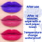 Blue Rose Lipstick Temperature Color Changing, Moisturizing Female Lip Tint, Glossy Makeup Products, Sexy Shiny Lipstick