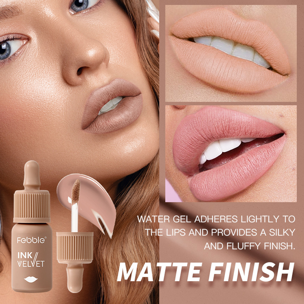 Color Matte Lip Gloss, Nude Velvet Liquid Lipstick, Multifunctional Long-lasting Lip Cosmetics, Autumn Winter Makeup