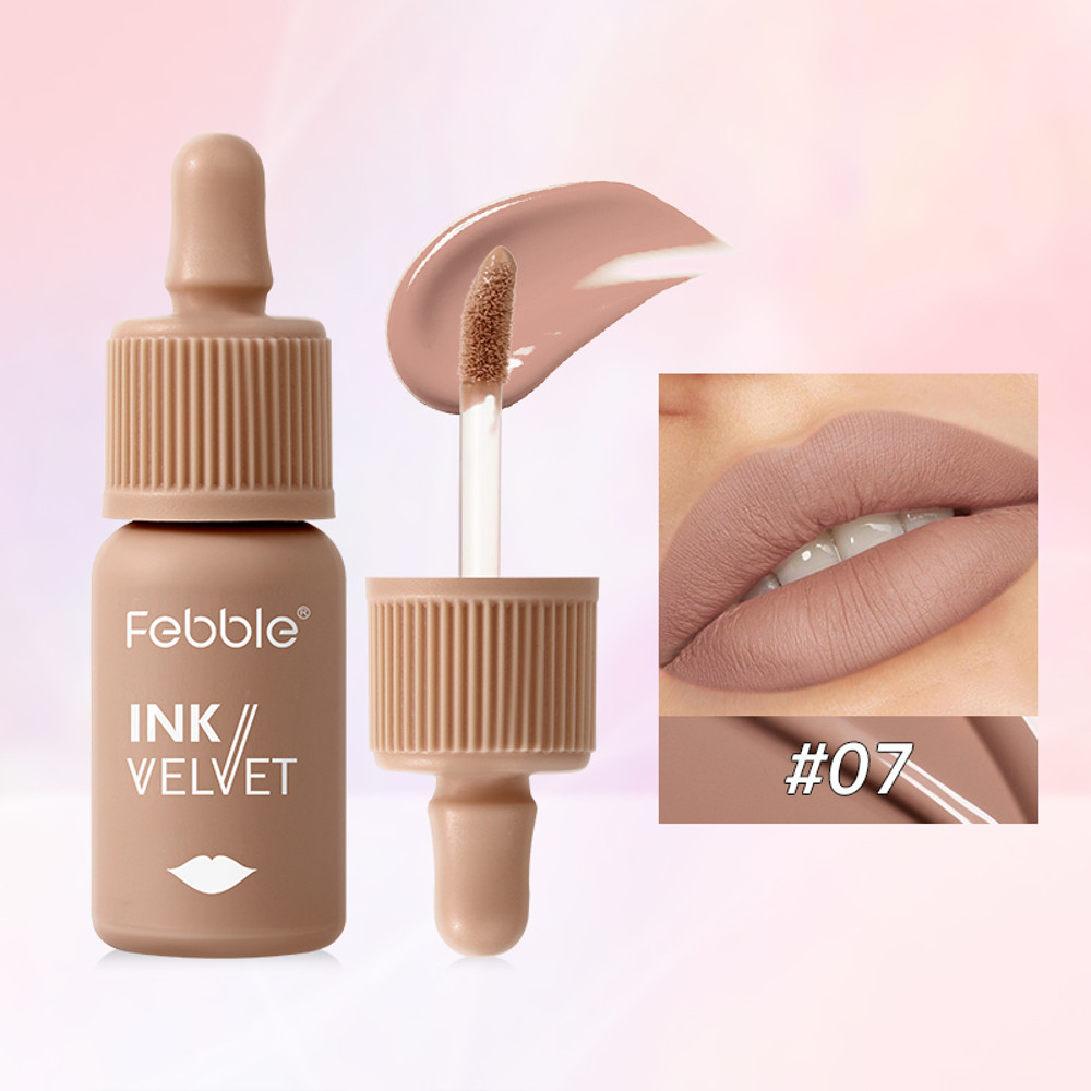 Color Matte Lip Gloss, Nude Velvet Liquid Lipstick, Multifunctional Long-lasting Lip Cosmetics, Autumn Winter Makeup