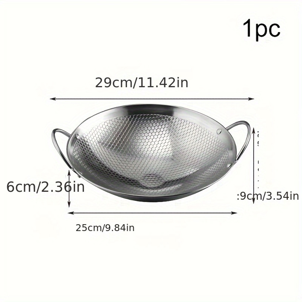 Durable Honeycomb Stainless Steel Pan 4