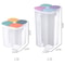 Kitchen Cereal Storage Box 4Grid Plastic Food Container with Airtight Seal