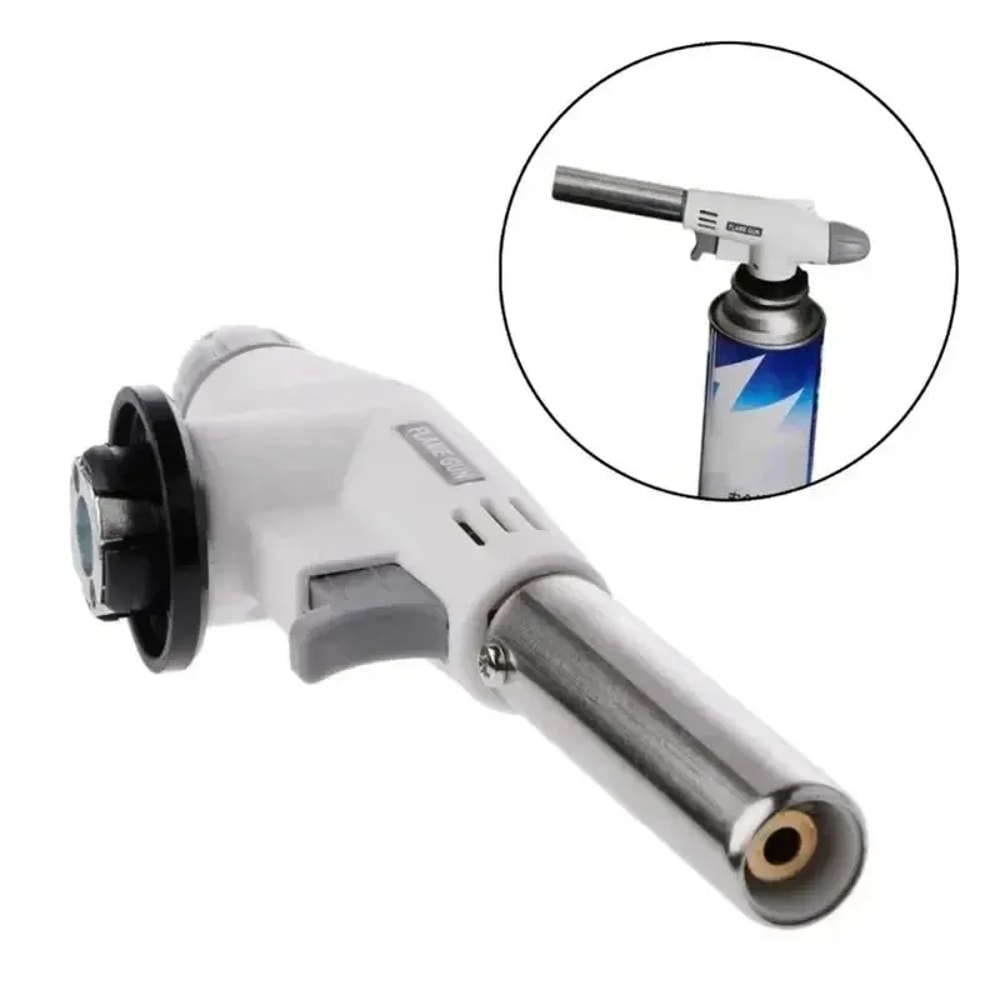 Portable Flame Gun Torch Multifunctional BBQ Camping Burner for Cooking Soldering Desserts