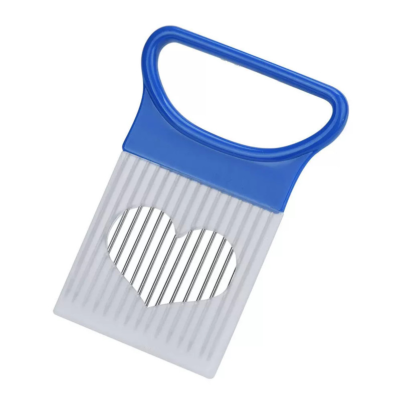 Stainless Steel Onion Slicer Effortless 1Piece Kitchen Tool for Perfect Onion  Potato Chips