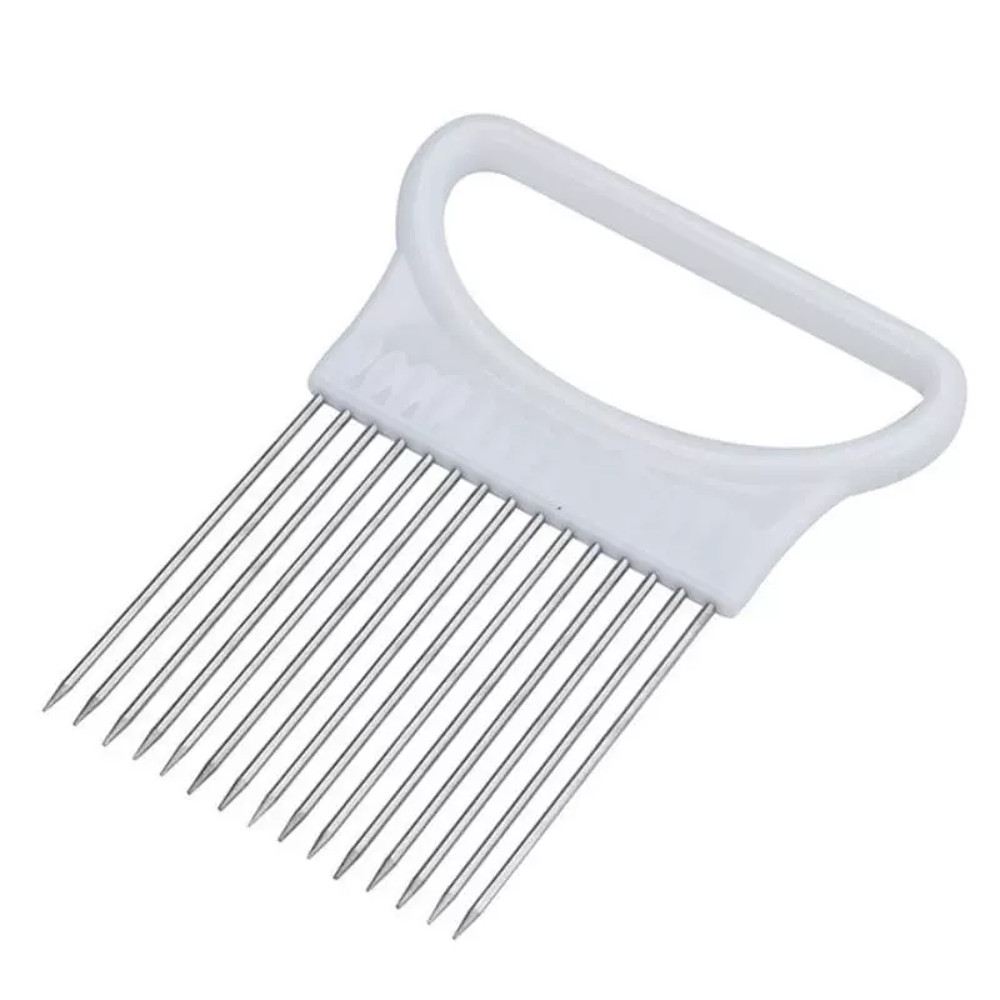 Stainless Steel Onion Slicer Effortless 1Piece Kitchen Tool for Perfect Onion  Potato Chips
