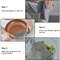 Adjustable Silicone Clip On Strainer for Pots  Pans Handheld Drainer for Noodles Pasta Veggies