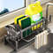 Kitchen Sink Drain Rack ABS Plastic SelfDraining Organizer For Sponge Soap  Dishcloth 1