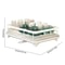 Adjustable Kitchen Plate Storage Box With Drainboard Over Sink Tableware Drying Rack Organizer 3