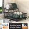 Adjustable Kitchen Plate Storage Box With Drainboard Over Sink Tableware Drying Rack Organizer 4