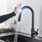 Touch Sensor Black Kitchen Mixer Tap PullOut Sprayer Faucet With Sensitive Touch Control 5