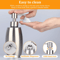 Stainless Steel Hand Soap Dispenser For Kitchen Sink Bathroom Lotion Liquid Pump Bottle 3
