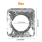 Aluminum Foil Gas Stove Burner Covers Square Disposable Heavy Duty Liners For Cooktops 4