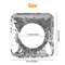 Aluminum Foil Gas Stove Burner Covers Square Disposable Heavy Duty Liners For Cooktops 4