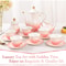 22Piece Porcelain Tea Set For 6 Luxury British Style Tea Coffee Cups With Golden Trim 1