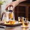 Bonston Heat-Resistant Glass Teapot with Magnetic Switch – 27oz, Durable & Stylish
