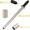 Diamond Knife Sharpener Steel Honing Rod For Kitchen Home Hunting Blades 8