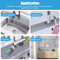 Kitchen Sink Silicone Faucet Drain Pad Splash Guard Drip Catcher Tray For Countertop Water Control  3
