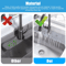 Kitchen Sink Silicone Faucet Drain Pad Splash Guard Drip Catcher Tray For Countertop Water Control  1