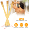 Long Reach Natural Bamboo Back Scratcher Tool Portable Itch Relief Stick With Hanging Strap Ergonom 0