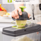Vegetable Fruit Chopper And Cutter Onion Veggie Dicer Slicer Kitchen Set With Stainless Steel Blade 2