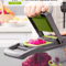 Vegetable Fruit Chopper And Cutter Onion Veggie Dicer Slicer Kitchen Set With Stainless Steel Blade 10