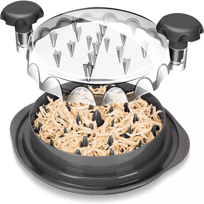 Large Chicken Shredder Tool Twist Meat Shredding Grinder With NonSlip Base BPAFree Handles Dishwash 12