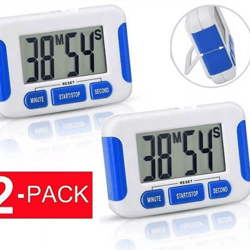 digital kitchen timer magnetic lcd with loud alarm, count down clock for cooking, egg timing, studying & workouts