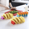 WaveShaped Taco Shell Holder Tray Holds 4 Tacos Each Durable Mexican Taco Stand Set For Parties 4