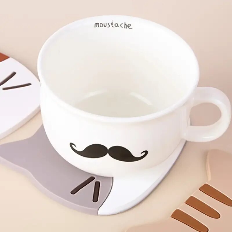 Silicone Tea Cup Cushion HeatResistant NonSlip Cup Holder Pad For Safe  Stylish Drinkware Protectio