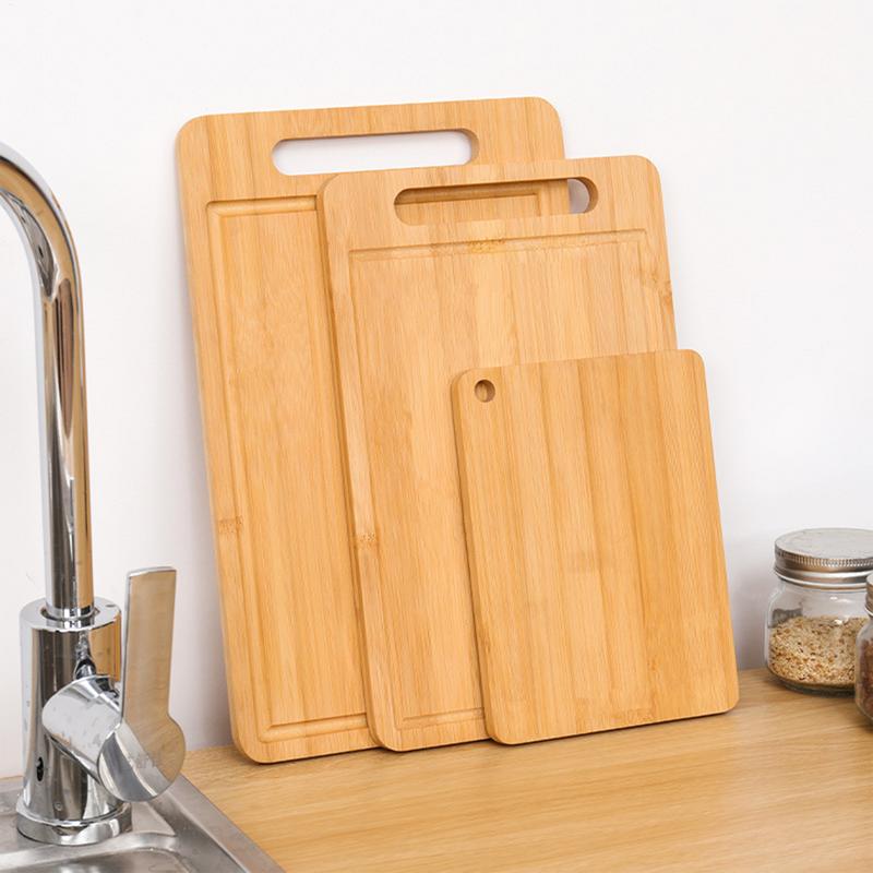 Premium Wooden Chopping Board DoubleSided Thick Cutting  Serving Board For Kitchen 3