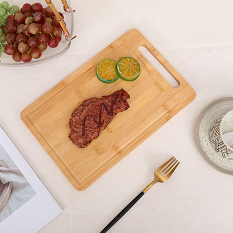 Premium Wooden Chopping Board DoubleSided Thick Cutting  Serving Board For Kitchen 4