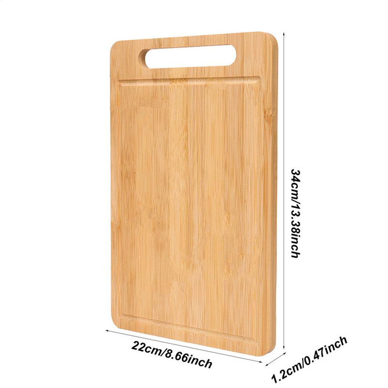 Premium Wooden Chopping Board DoubleSided Thick Cutting  Serving Board For Kitchen 7
